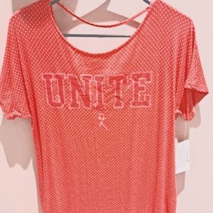 Pink breast cancer shirt